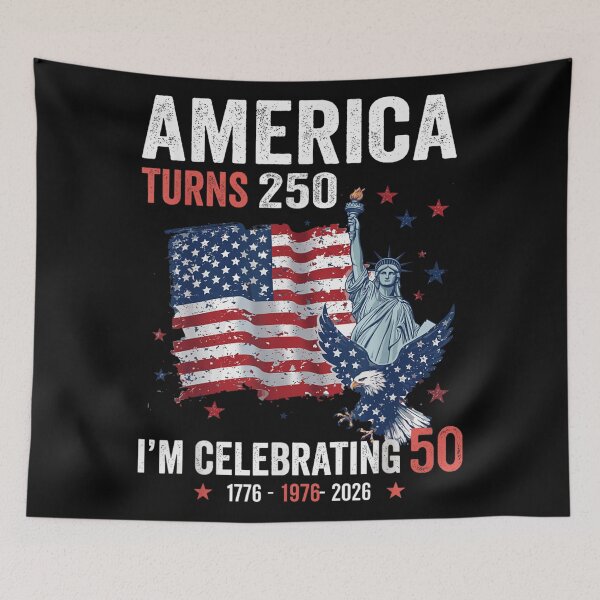 Item preview, America Turns 250 Celebrating 50 Years Patriotic Statue Of Liberty Eagle designed and sold by PhocoNibict.