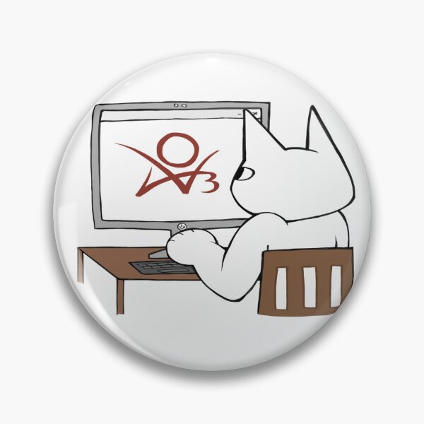 Item preview, ao3 cat designed and sold by matchcats.