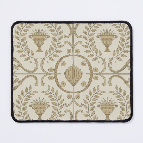 Item preview, Elegant Neoclassical Urn Pattern | Olive Gold Grecian Seamless Repeat designed and sold by Midnight Veil Designs.