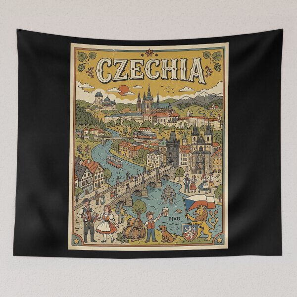Item preview, Retro Czechia designed and sold by civomgon.