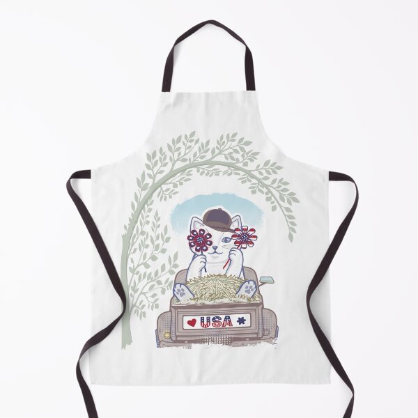 Item preview, USA Hayride Flower Cat designed and sold by catnbloom.