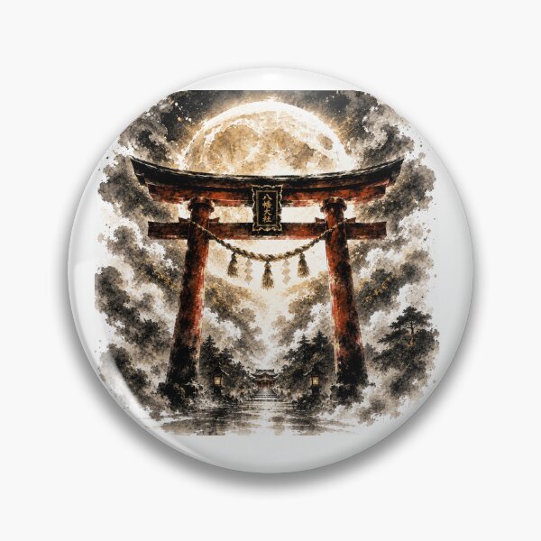 Item preview, MOONLIT TORII - Gateway to the Sacred designed and sold by KOSHIN-NO-KAZE.