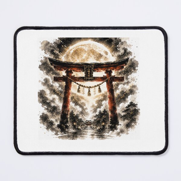 Item preview, MOONLIT TORII - Gateway to the Sacred designed and sold by KOSHIN-NO-KAZE.