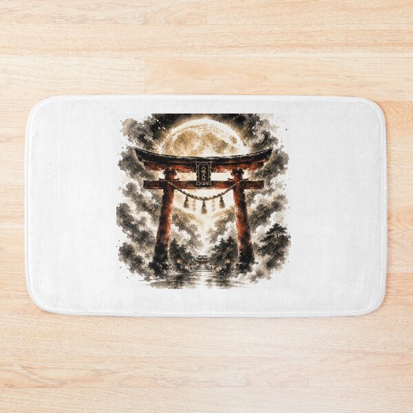 Item preview, MOONLIT TORII - Gateway to the Sacred designed and sold by KOSHIN-NO-KAZE.