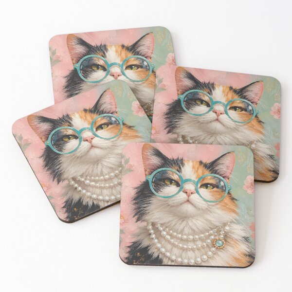 Item preview, Fancy Calico Cat Portrait designed and sold by Charisma Enigma.