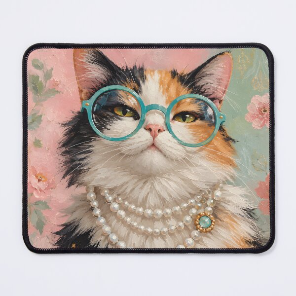 Item preview, Fancy Calico Cat Portrait designed and sold by Charisma Enigma.