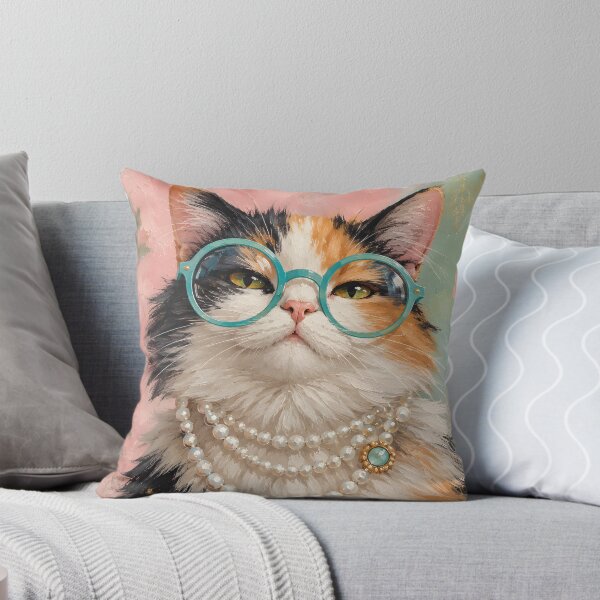 Item preview, Fancy Calico Cat Portrait designed and sold by Charisma Enigma.