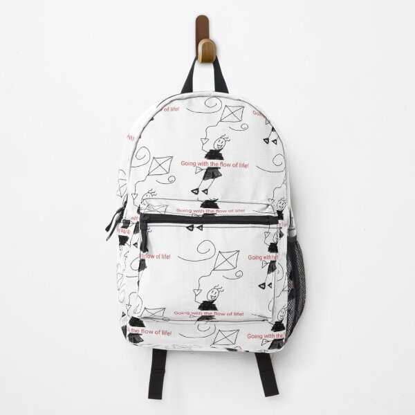 Item preview, Retro minimalist childhood nostalgic black and white smiley stickman going with flow funny meme designed and sold by Shukasya-Arts.