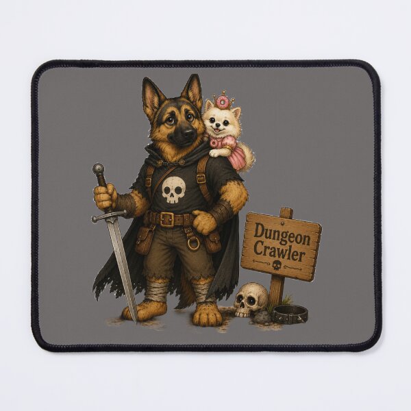 Item preview, Carl the Dungeon Raider and Princess Donut designed and sold by Caradestrella.