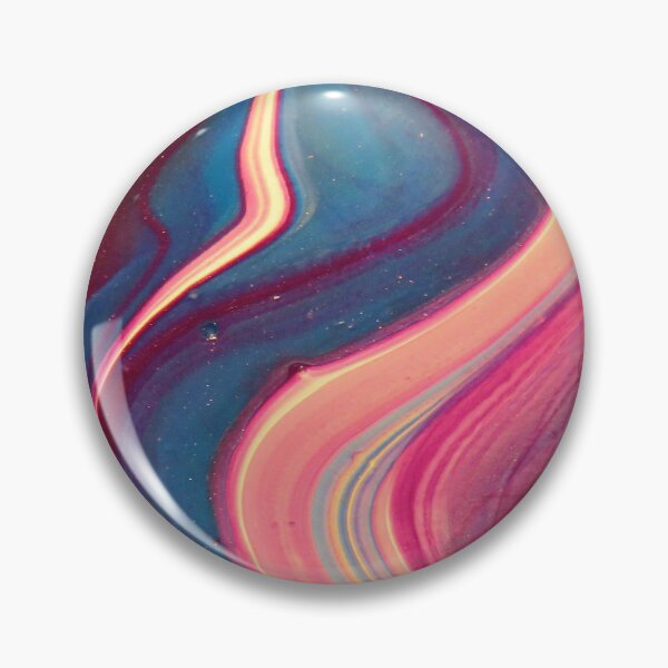 Item preview, Cosmic Neon Pink and Teal Fluid Waves designed and sold by samahl_l.