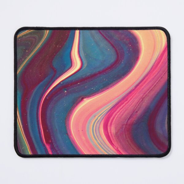 Item preview, Cosmic Neon Pink and Teal Fluid Waves designed and sold by samahl_l.