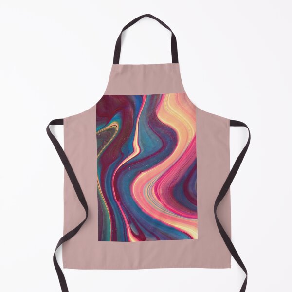 Item preview, Cosmic Neon Pink and Teal Fluid Waves designed and sold by samahl_l.