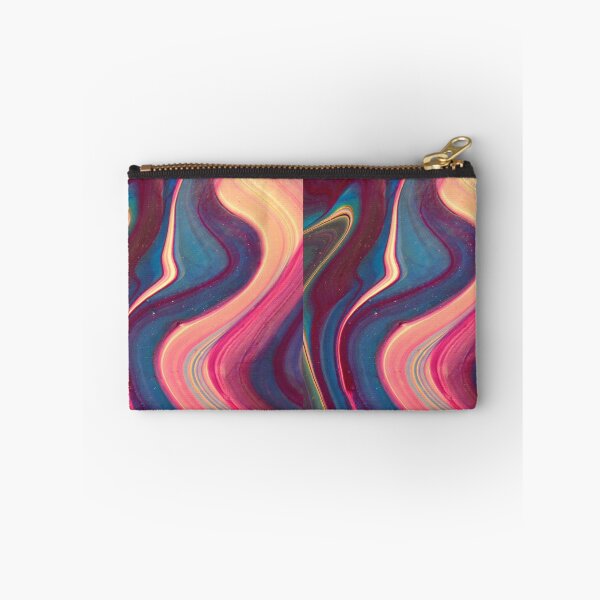 Item preview, Cosmic Neon Pink and Teal Fluid Waves designed and sold by samahl_l.