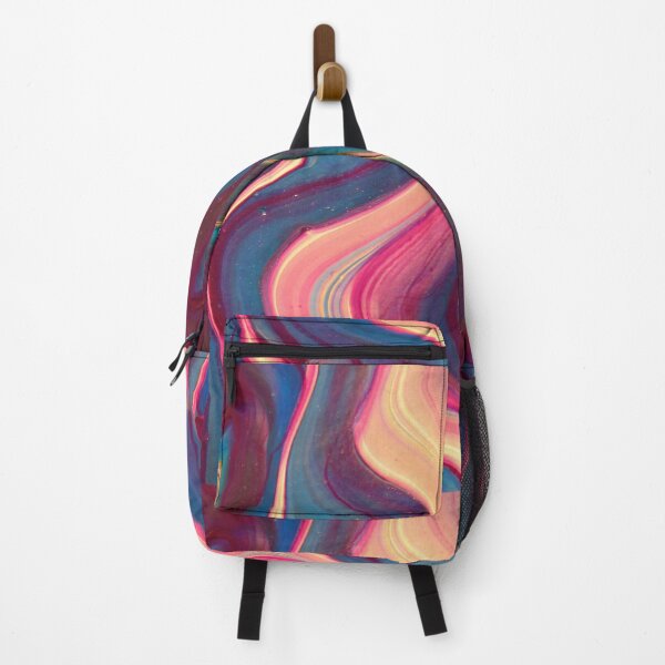 Item preview, Cosmic Neon Pink and Teal Fluid Waves designed and sold by samahl_l.