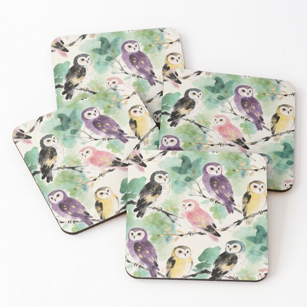 Item preview, Magical Gold Foil Barn Owl Pattern designed and sold by Thewissal.