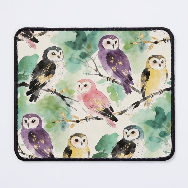 Item preview, Magical Gold Foil Barn Owl Pattern designed and sold by Thewissal.