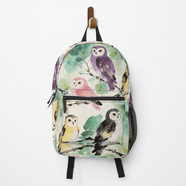 Item preview, Magical Gold Foil Barn Owl Pattern designed and sold by wissal.studio.