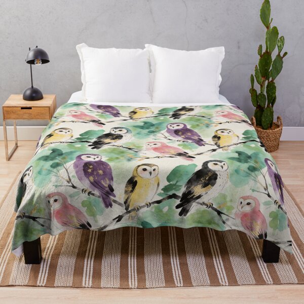 Item preview, Magical Gold Foil Barn Owl Pattern designed and sold by Thewissal.