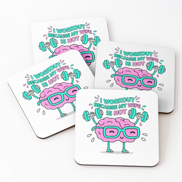 Item preview, I Workout Because My Wife Is Hot Husband Fitness Humor designed and sold by RetroMini2026.