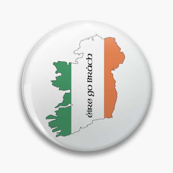 Item preview, Éire go Brách Irish Flag Map Ireland Forever Gaelic Design designed and sold by heartofireland.