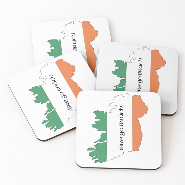 Item preview, Éire go Brách Irish Flag Map Ireland Forever Gaelic Design designed and sold by heartofireland.