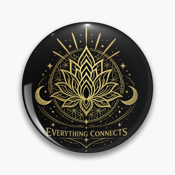 Item preview, Everything Connects – Sacred Geometry Lotus Design designed and sold by Tadeusz1.