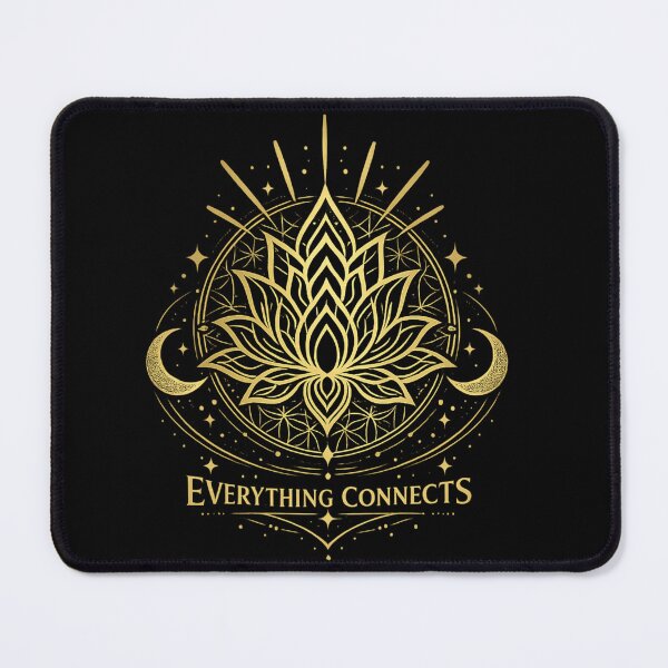 Item preview, Everything Connects – Sacred Geometry Lotus Design designed and sold by Tadeusz1.