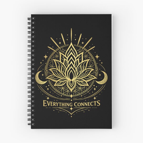 Item preview, Everything Connects – Sacred Geometry Lotus Design designed and sold by Tadeusz1.