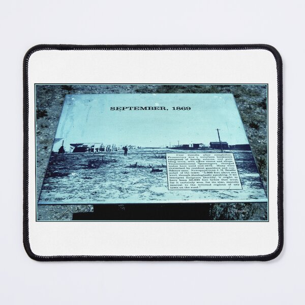 Item preview, Promontory, Utah, May 24, 1996, Weathered Tourist Information Sign, Golden Spike National Park designed and sold by AMacGPhilly.