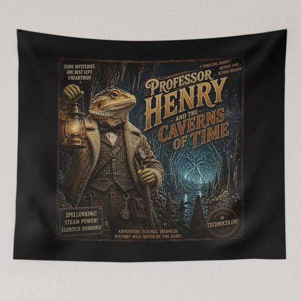 Item preview, Professor Henry and the Caverns of Time designed and sold by AikenDrum.