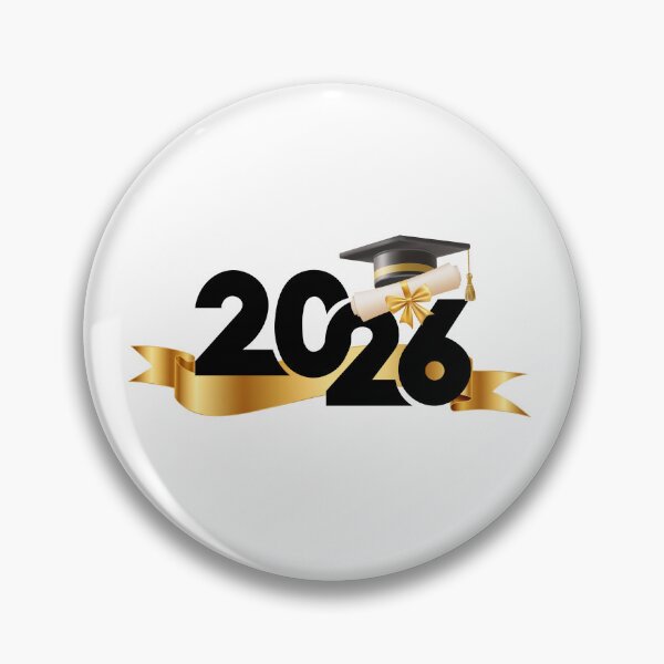 Item preview, Copy of Graduate 2026 (Offset) with Black Graduation Hat, Diploma & Gold Ribbon designed and sold by jeweleddesigns.