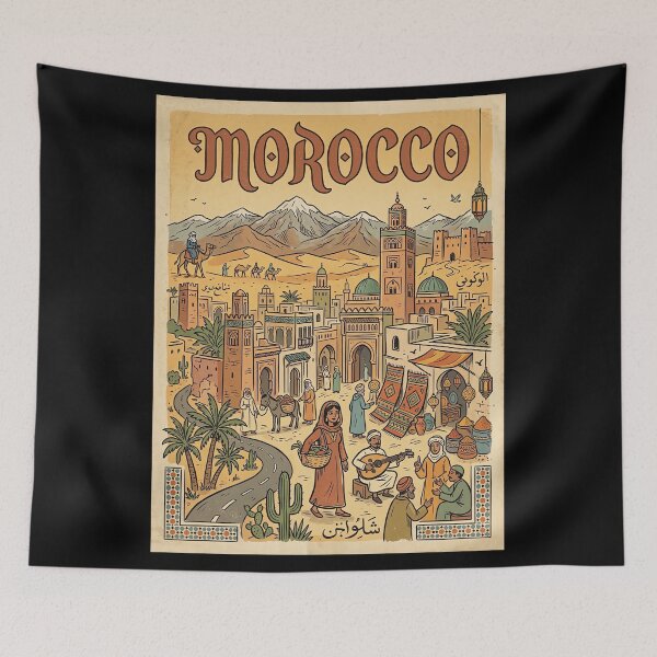 Item preview, Retro Morocco designed and sold by civomgon.
