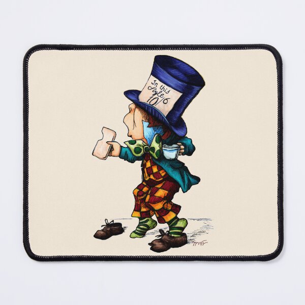Item preview, Vintage mad hatter with bright colors, Alices adventures in wonderland designed and sold by NadiaChevrel.