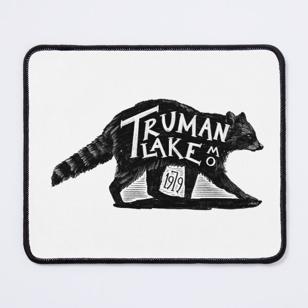 Item preview, Truman Lake Racoon Label designed and sold by John Morris Illustration.