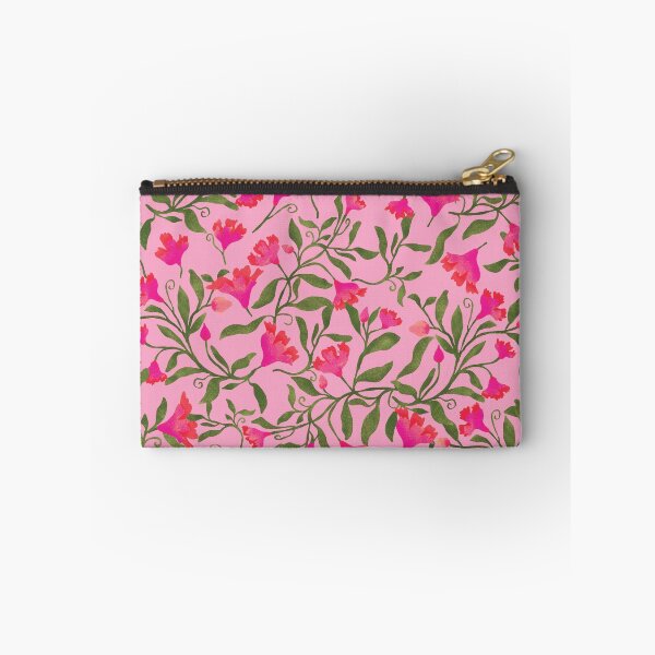 Item preview, Tossed pattern with pink flowers designed and sold by studiodrchicken.