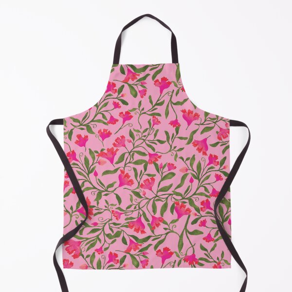 Item preview, Tossed pattern with pink flowers designed and sold by studiodrchicken.