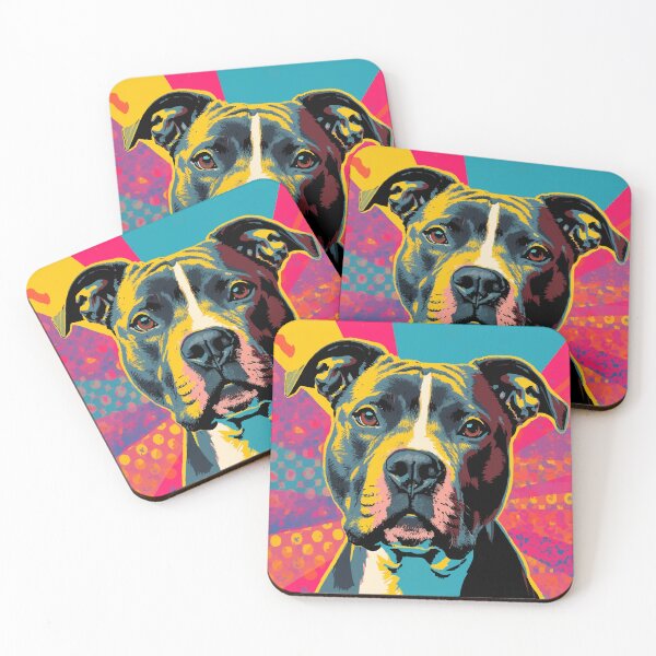 Item preview, Pop Art Pit Bull designed and sold by AbstractAnom.