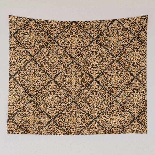 Item preview, Vintage Islamic Floral Damask Pattern (V.2) – Elegant Arabesque Design designed and sold by D-Islamic.