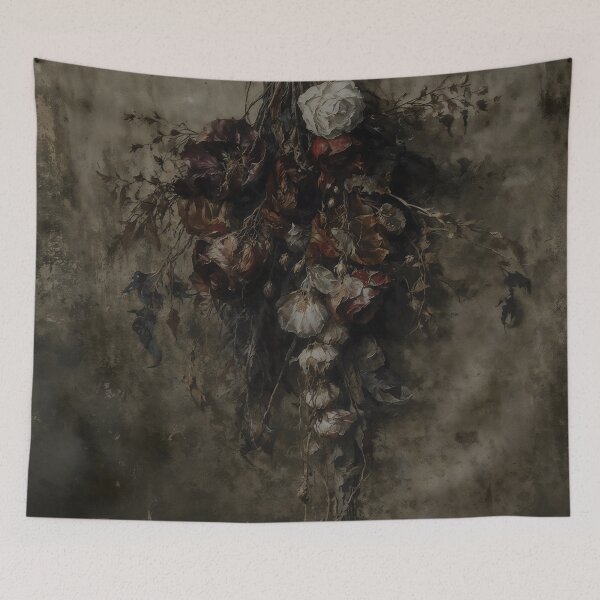 Item preview, Bouquet Of Dried Flowers Gothic Botanical Wall Art designed and sold by DarkHolyQueen.