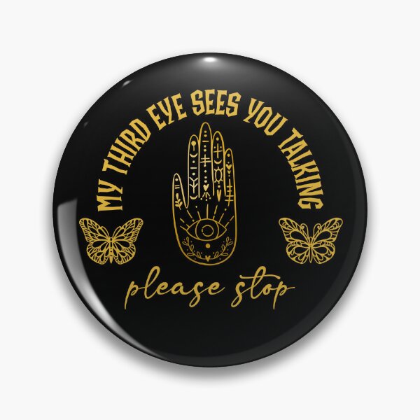 Item preview, My Third Eye Sees You Talking - Funny Celestial Introvert Graphic designed and sold by the-Z3nith.