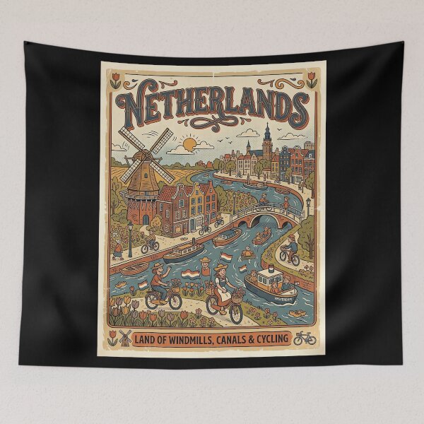 Item preview, Retro Netherlands designed and sold by civomgon.