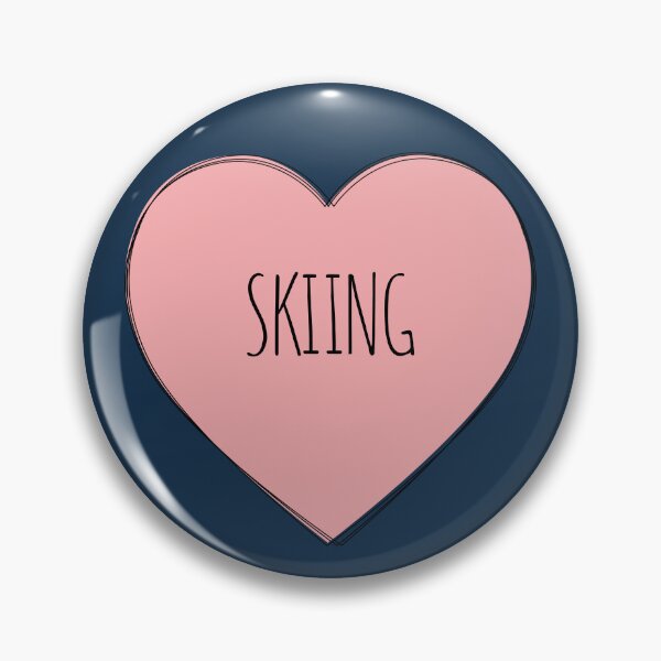 Item preview, I Love Skiing Heart designed and sold by MaryAller.