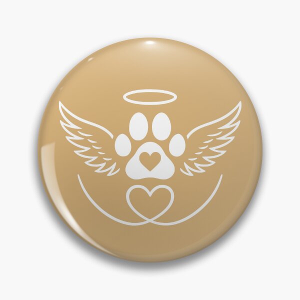 Item preview, Double Heart Angel Paw Print designed and sold by Corvoria.