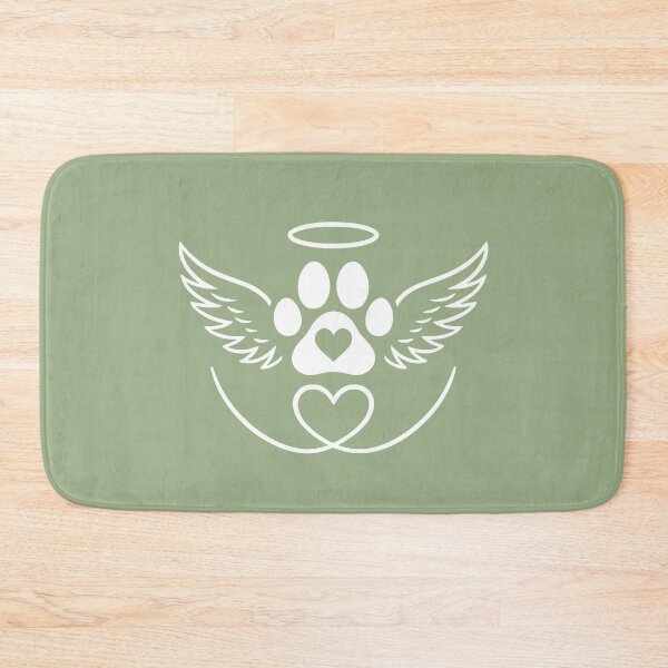 Item preview, Double Heart Angel Paw Print designed and sold by Corvoria.
