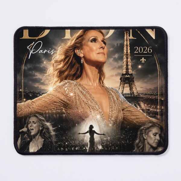 Item preview, Celine Dion Paris 2026 – Luxury Micro Mosaic designed and sold by JcAbstractArt.