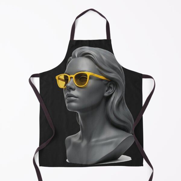 Item preview, Modern Yellow Sunglasses Woman Bust Sculpture designed and sold by WormJ.