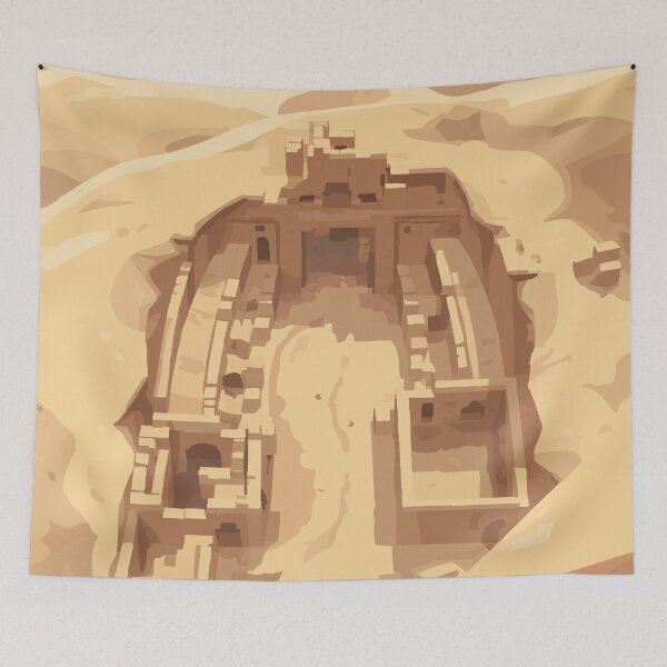 Item preview, Sand Dune Ruin designed and sold by AbstractAnom.
