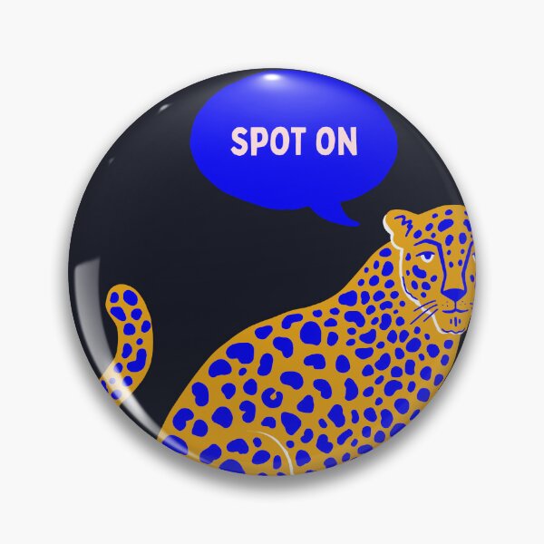 Item preview, Funny Cheetah Spot On Food and Animal Pun designed and sold by samahl_l.