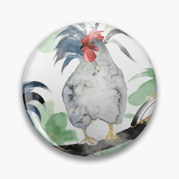 Item preview, Modern Farmhouse Rooster Pattern designed and sold by wissal.studio.