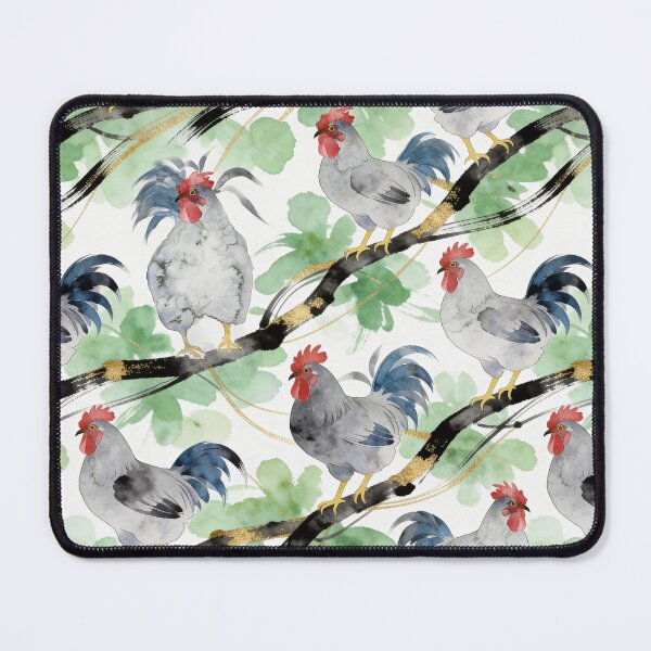 Item preview, Modern Farmhouse Rooster Pattern designed and sold by wissal.studio.